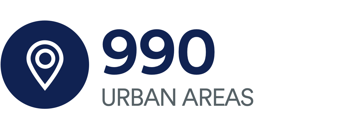 990 Urban Areas